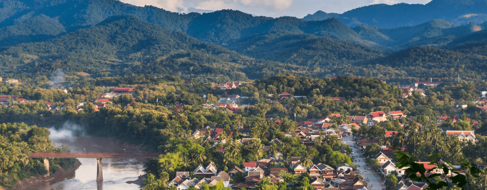 Rijstvelden in Vang Vieng