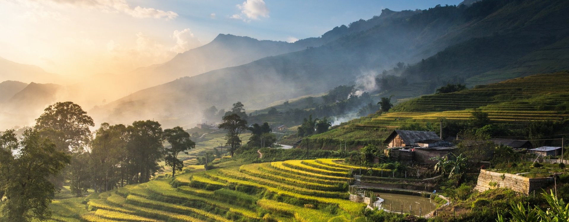 Rijstterrassen rondom Sapa