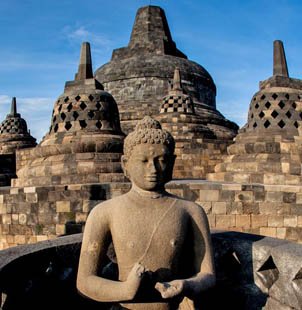 Borobudur tempel, Jogjakarta, Java