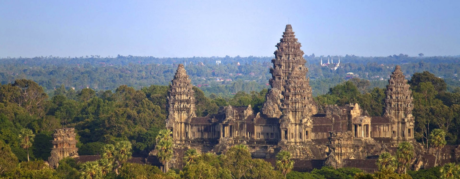 Siem Reap, monnik bij Angkor Wat