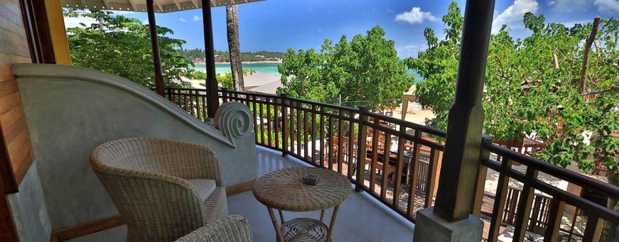 lk, unawatuna, thaproban beach house, kamer balkon.jpg
