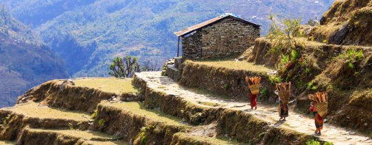 Trekking in de Himalaya