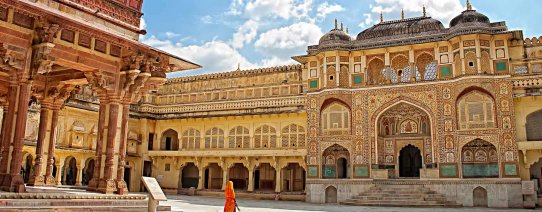 Amber Fort bij Jaipur