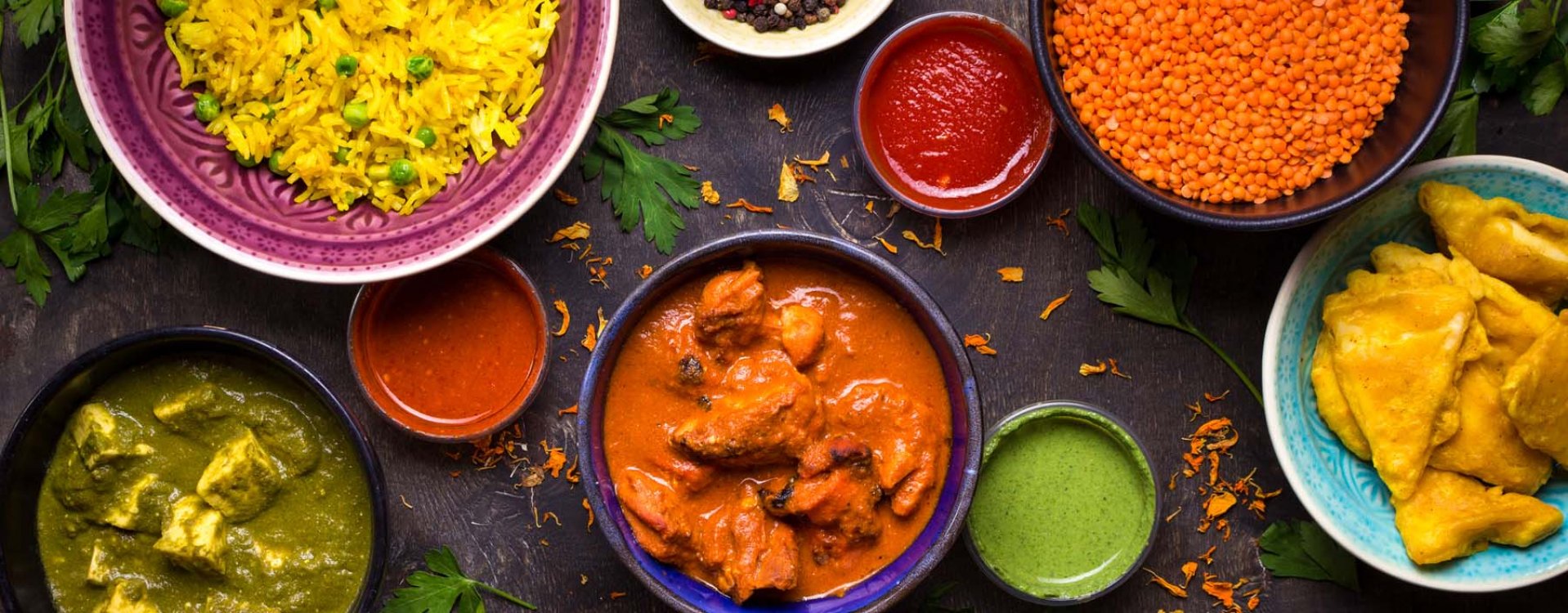 Straatbeeld in Delhi