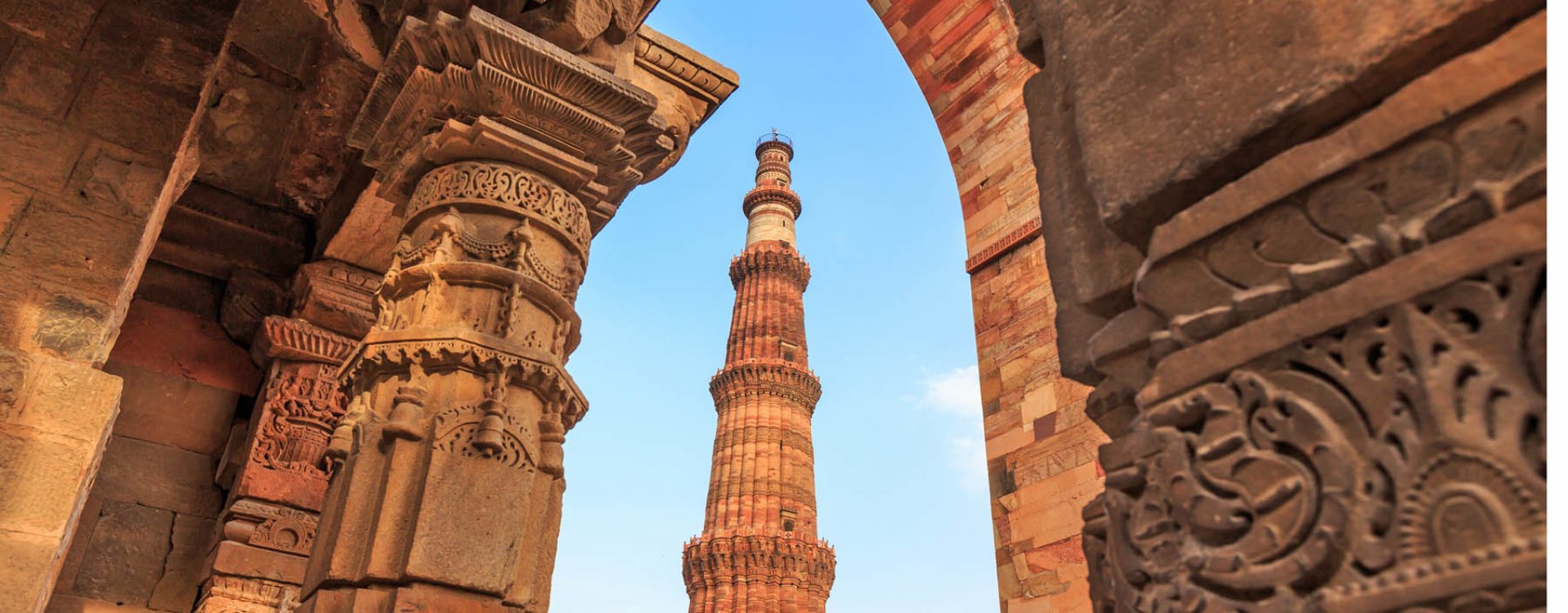 Straatbeeld in Delhi