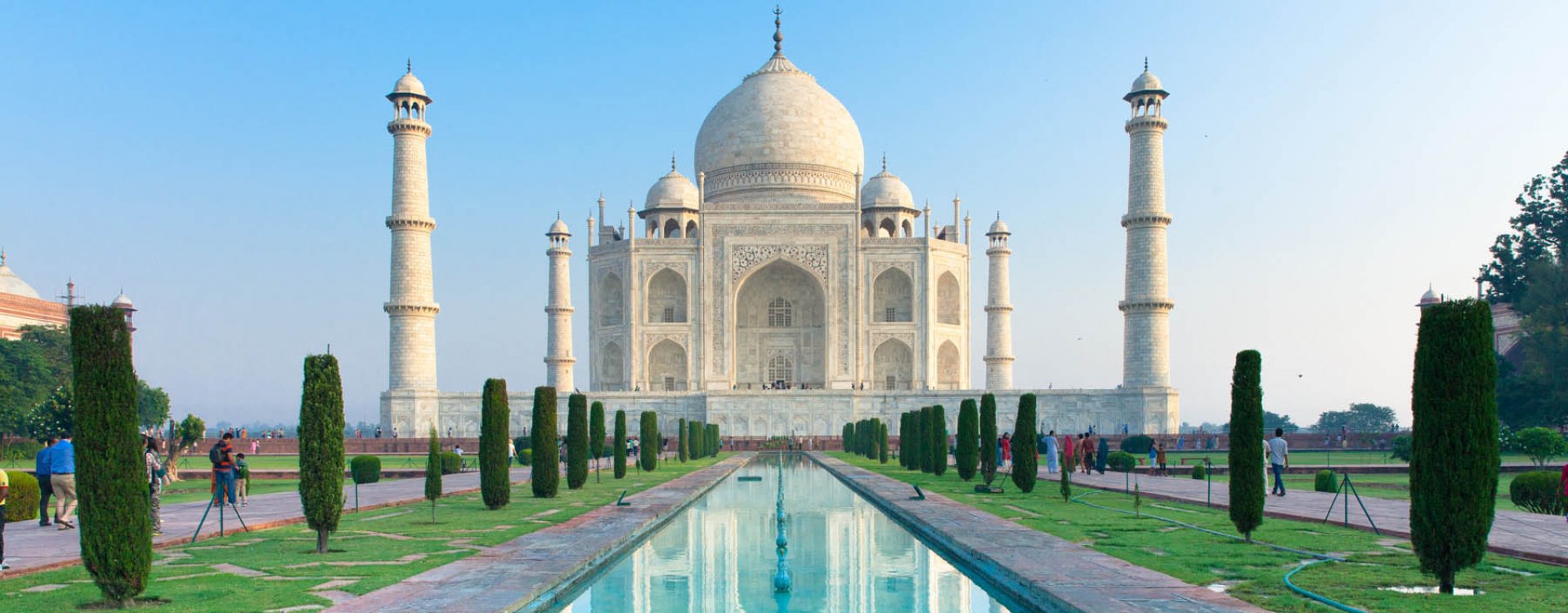 Straatbeeld in Delhi