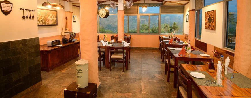 in, munnar, mistletoe homestay, restaurant.jpg