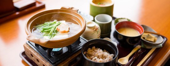Traditionele maaltijd in Japan