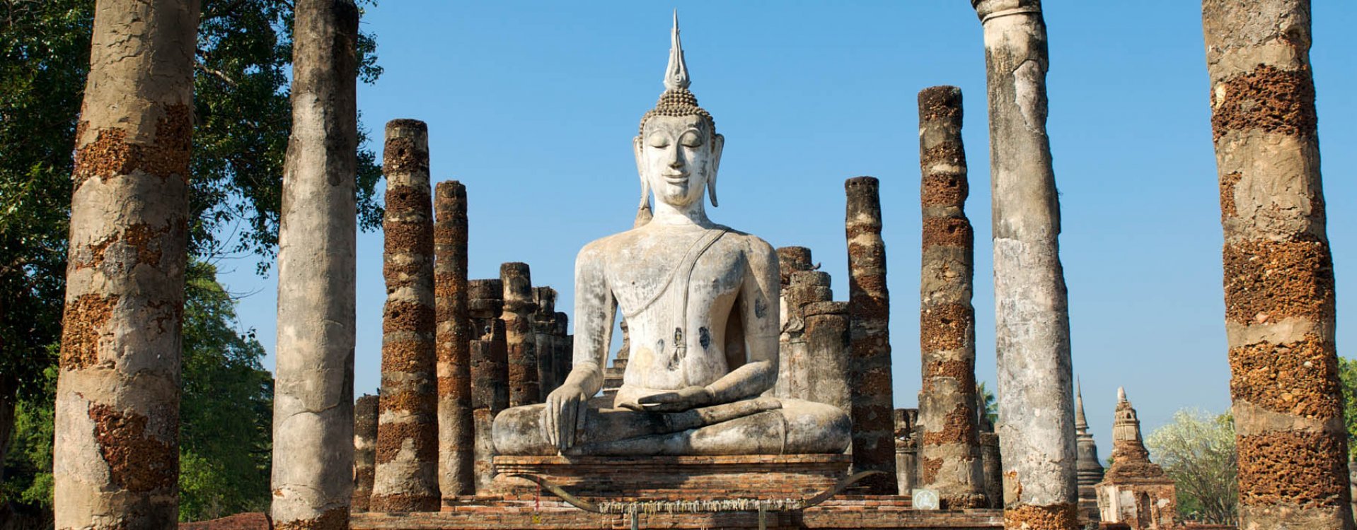 Uitzicht Chao Phraya rivier, Bangkok