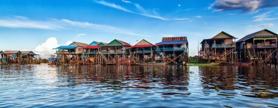 Tonl&eacute; Sapmeer bij Siem Reap
