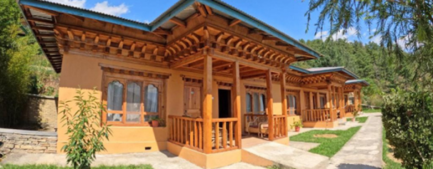 Bhutan, Paro, Rema, Architectuur