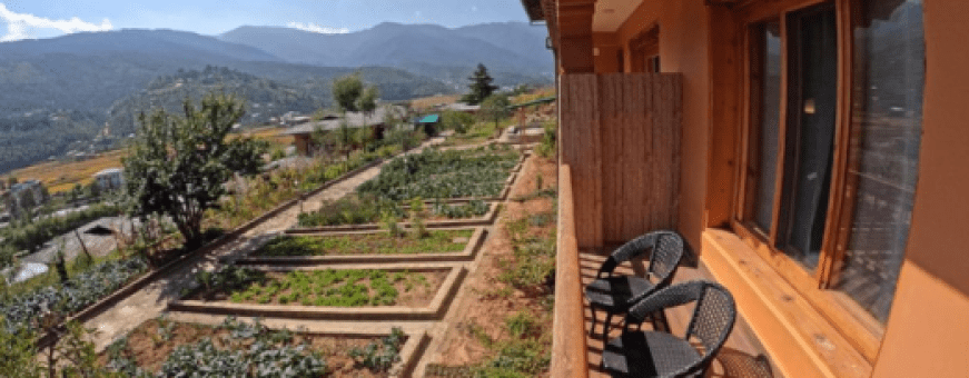 Bhutan, Paro, Rema, Tuinen