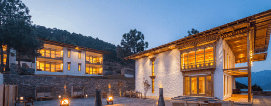 Bhutan, Punakha, Dhensa Boutique, Entree