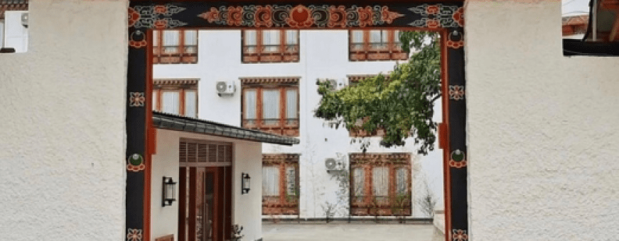 Bhutan, Punakha,  Zen Punakha, Entree