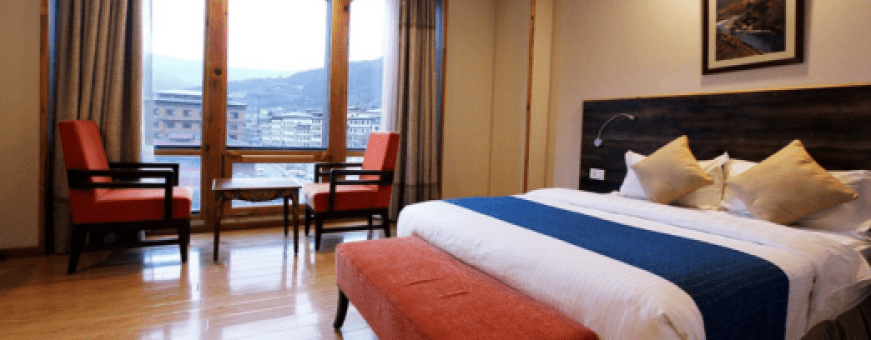 Bhutan, Thimphu, Thimphu Towers, Kamer