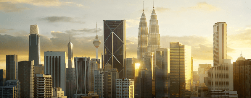 De skyline van Kuala Lumpur