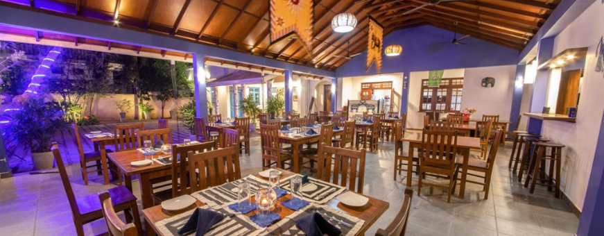 LK, Negombo, Blue Elephant, reatsurant bewerkt