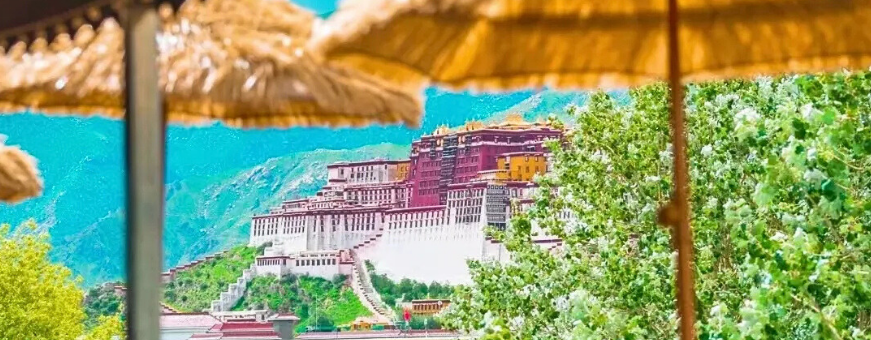 CN, Lhasa, Thangka uitzicht