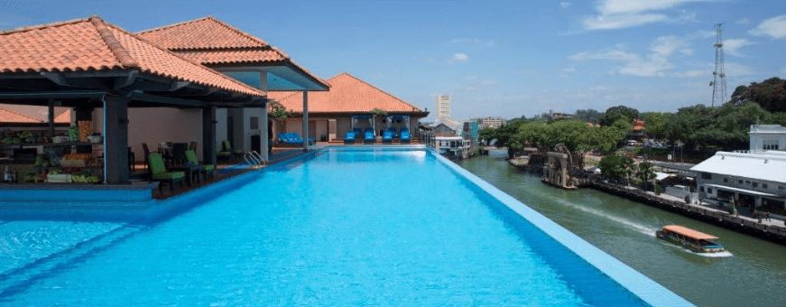 MY, Malakka, Casa del Rio, Zwembad