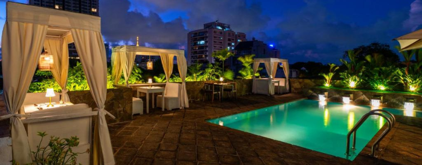 LK, Colombo, Zylan, zwembad