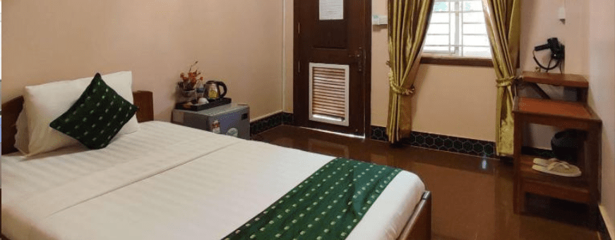 Cambodja, Mondulkiri, Greenhouse Retreat, Kamer