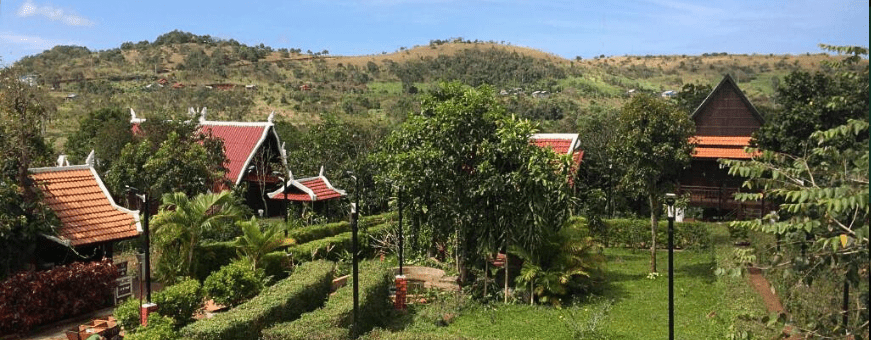 Cambodja, Mondulkiri, Greenhouse Retreat, Resort