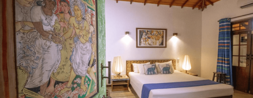 LK, Negombo, Blue Elephant, kamer bewerkt