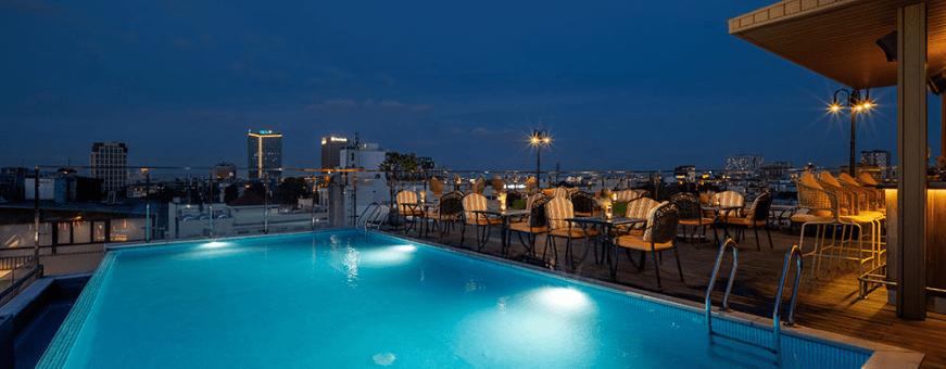 VN, Hanoi, Anatole, zwembad