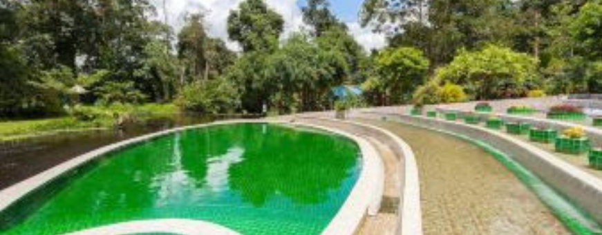 LA, Bolaven Plateau, Sinouk Coffee Resort, zwembad