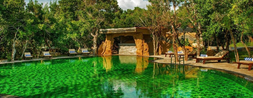 LK, Yala, Uga Chen Huts, zwembad