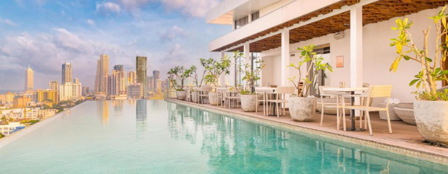 LK, Colombo, Jetwing Colombo Seven, zwembad