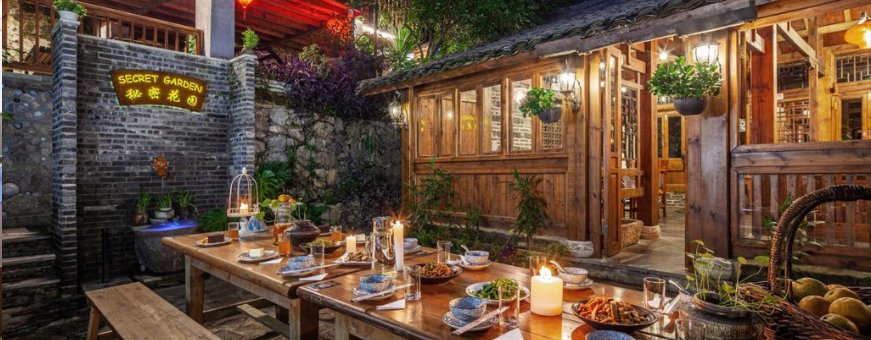 China - Yangshou - Secret Garden - Binnentuin