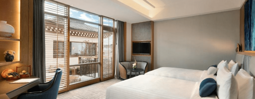 China, Shangri-La, Shangrila Resort, kamer