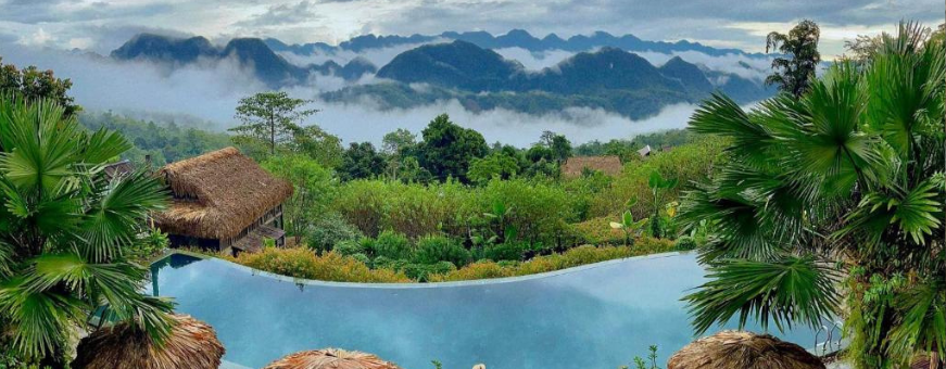 VN, Pu Luong Eco Garden zwembad