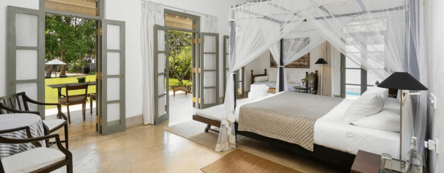 LK, Tangalle, Taru Villas Mawella, kamer