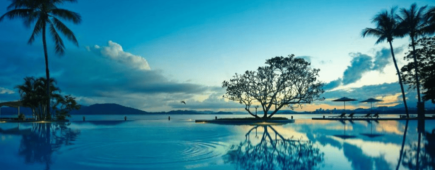 Kota Kinabalu, Shangri-La Tanjung Aru, Zwembad