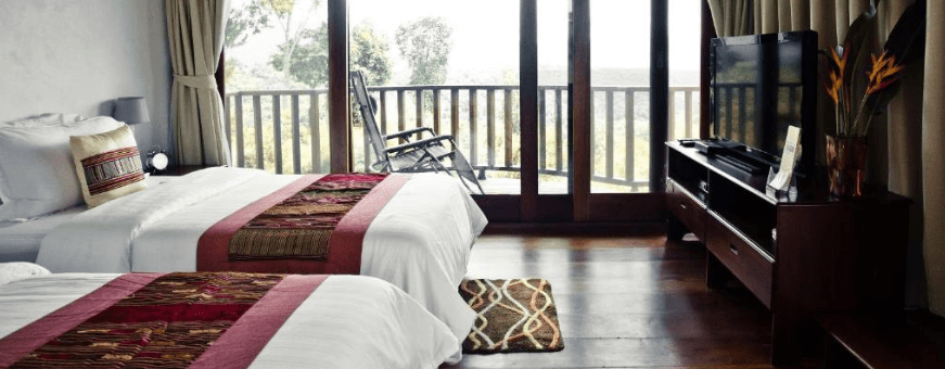 LA, Bolaven Plateau, Sabaidee Valley, kamer