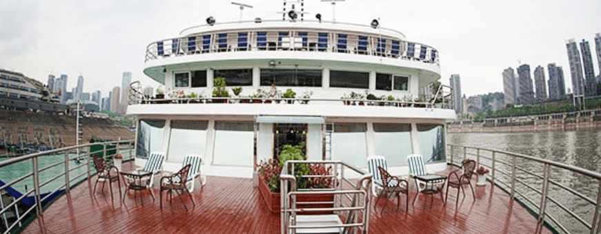 CN, Yantze Victoria cruises klassieke boten deck