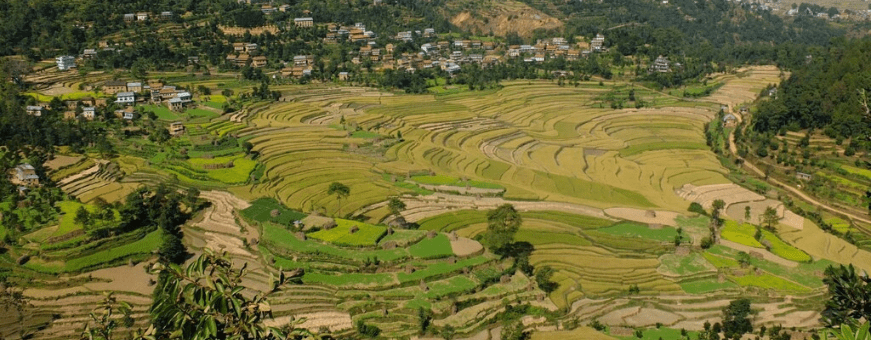 NP, Balthali, Balthali Village Resort, uitzicht
