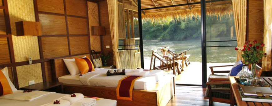 Th, Kanchanaburi, Boutique Raft Resort
