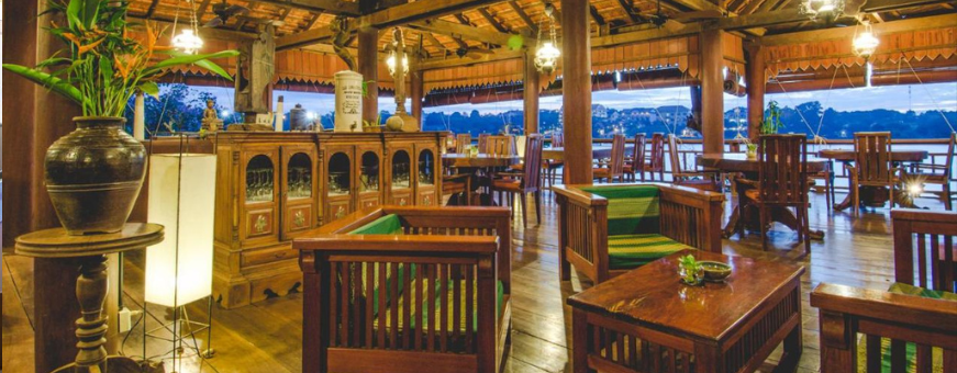 Cambodja, Ratanakiri, Terres Rouge Lodge, Terras