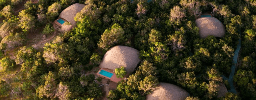 LK, Yala, Uga Chen Huts, accommodatie