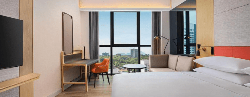 Borneo, Kuching, Sheraton, Kamer