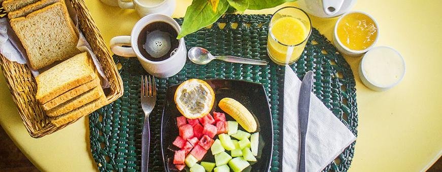 PE, Puerto Maldonado, Corto Maltes Lodge, ontbijt