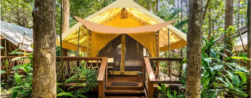 River Kwai, Hintok River Camp tenten