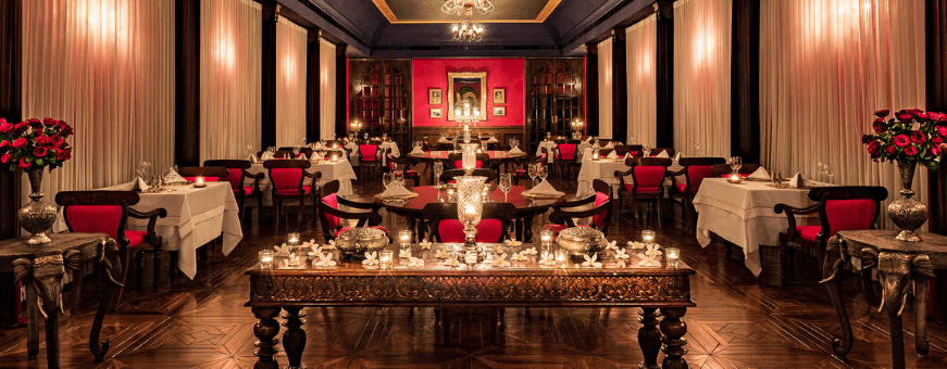 IN, Jaisalmer, Suryagarh, restaurant