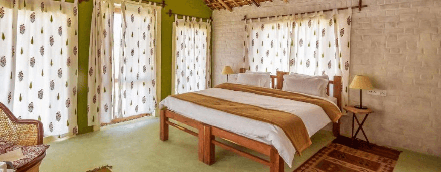 IN, Pushkar, Camp Land Ends, kamer