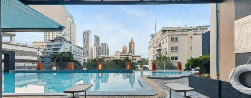 Thailand, Bangkok, Golden Tulip Mandison Suites, zwembad