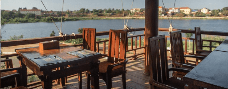 Cambodja, Ratanakiri, Terres Rouge Lodge, Uitzicht