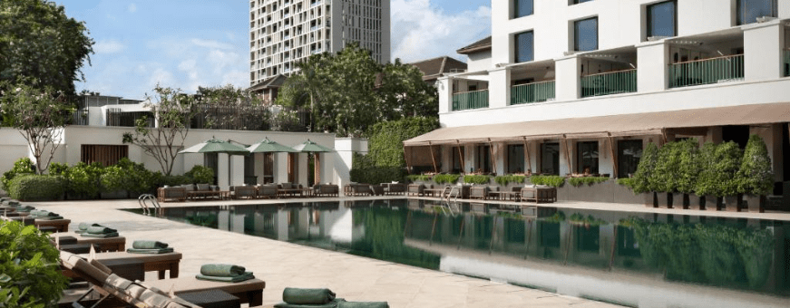 TH, Bangkok, Sukhotai, zwembad